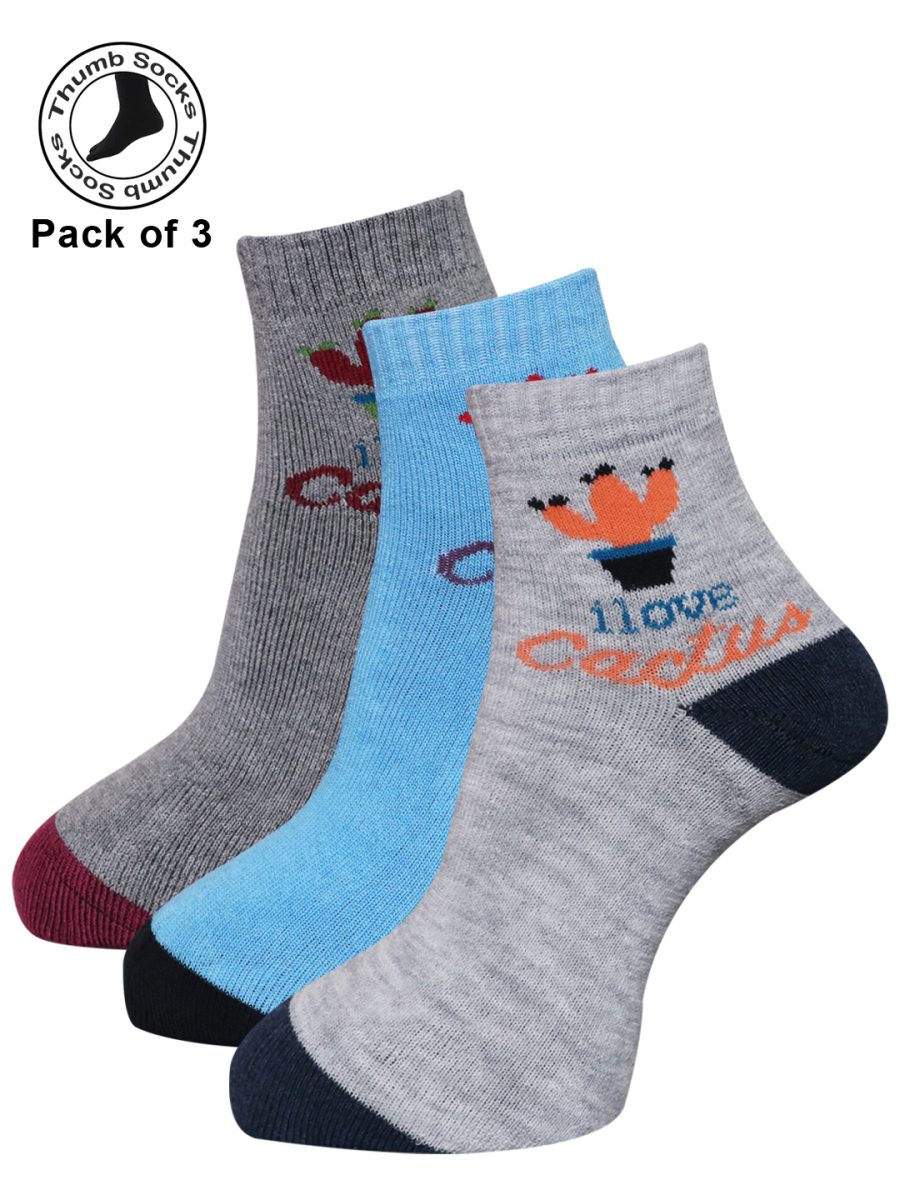 Dollar Socks for Women's And Girls Tumb Socks Free Size (Pack of 3)