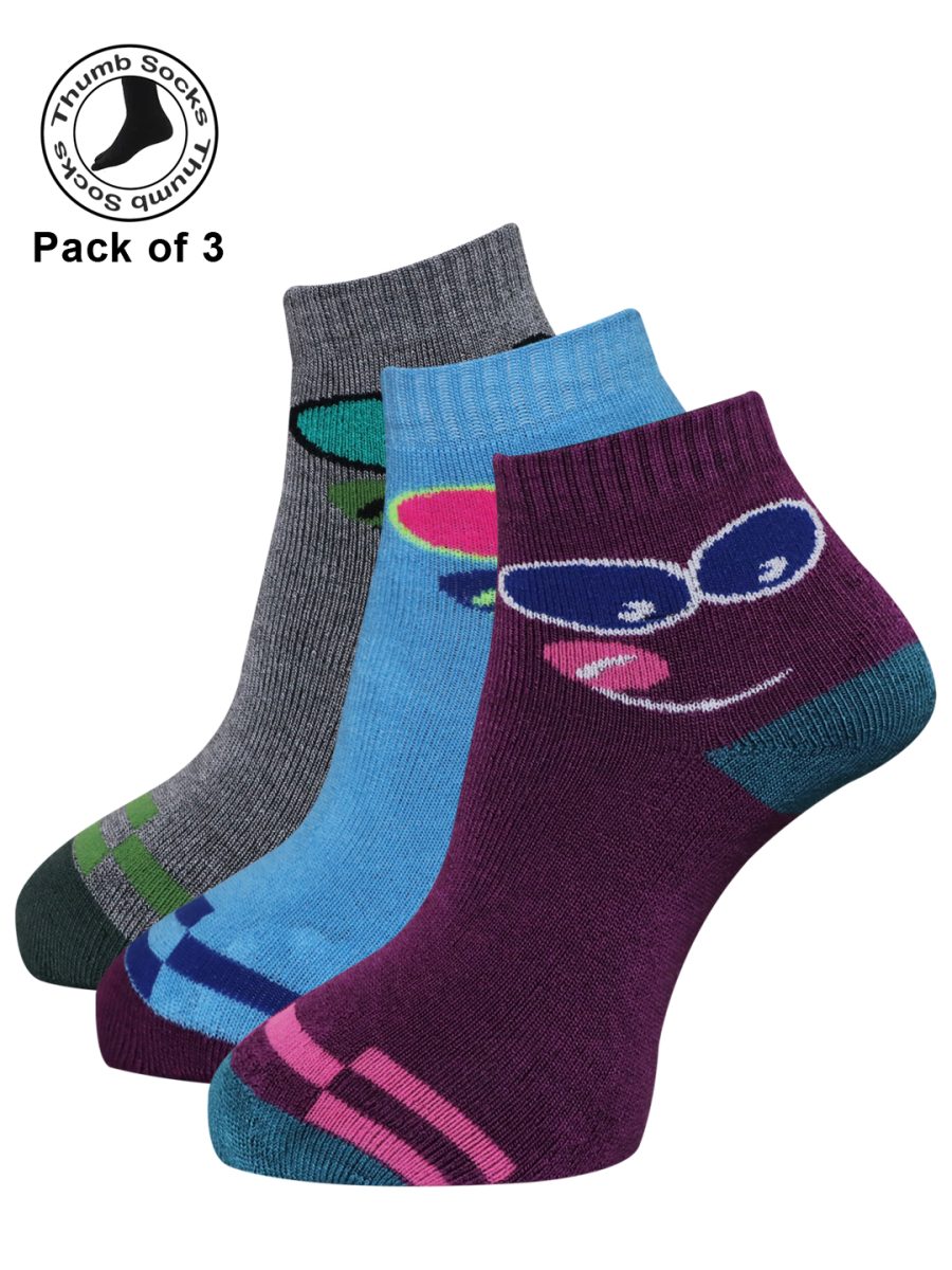 Dollar Socks for Women's And Girls Tumb Socks Free Size (Pack of 3)