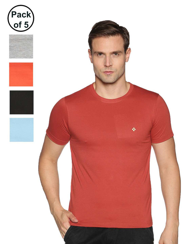 Dollar Mens Cotton Casual Crew Neck Tshirt