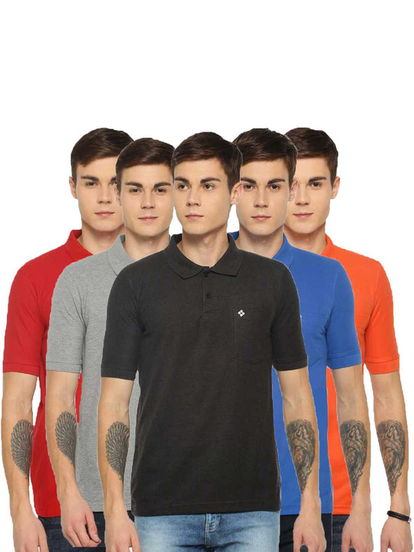 Dollar Mens Cotton Casual Polo Tshirt