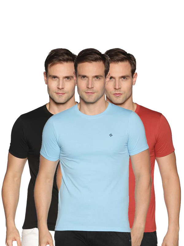 Dollar Mens Cotton Casual Crew Neck Tshirt