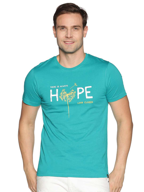 Dollar Mens Cotton Casual Crew Neck Printed Tshirt