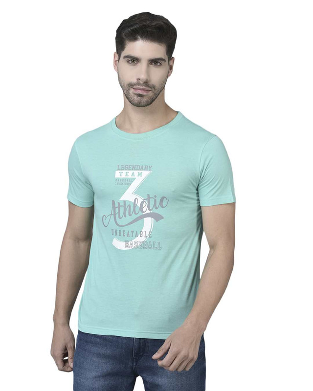 Dollar Mens Cotton Casual Crew Neck Printed Tshirt