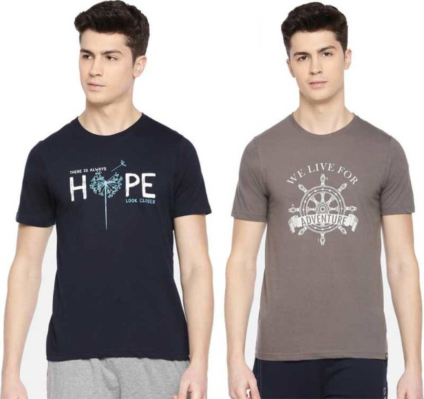 Dollar Mens Cotton Casual Crew Neck Printed Tshirt