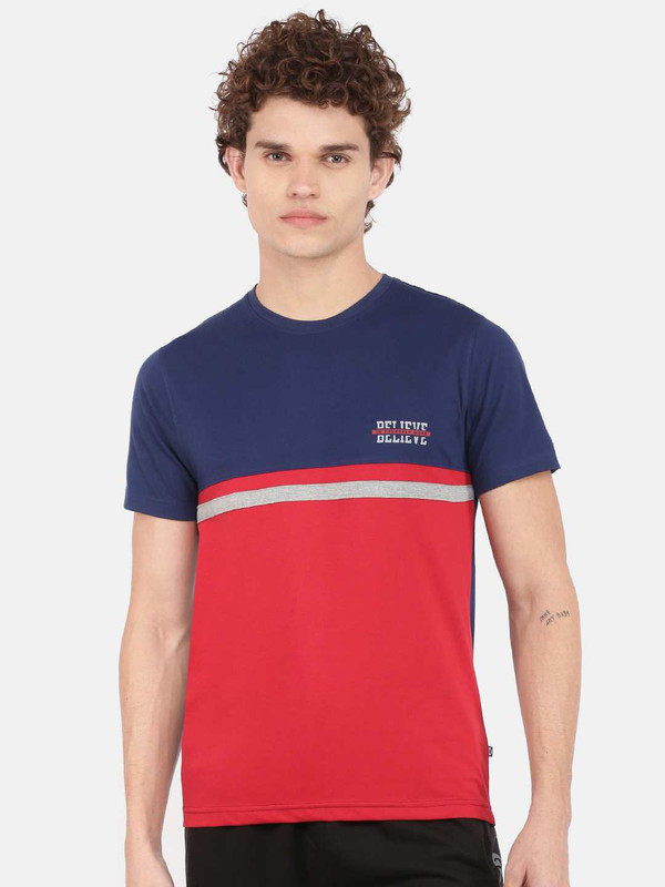 Dollar Mens Cotton Crew Neck Printed Tshirt