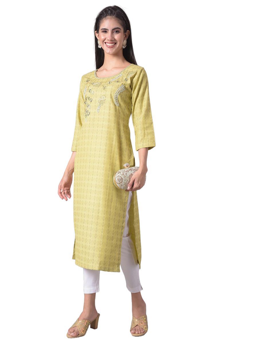 Dollar Missy Green Color Women Kurti