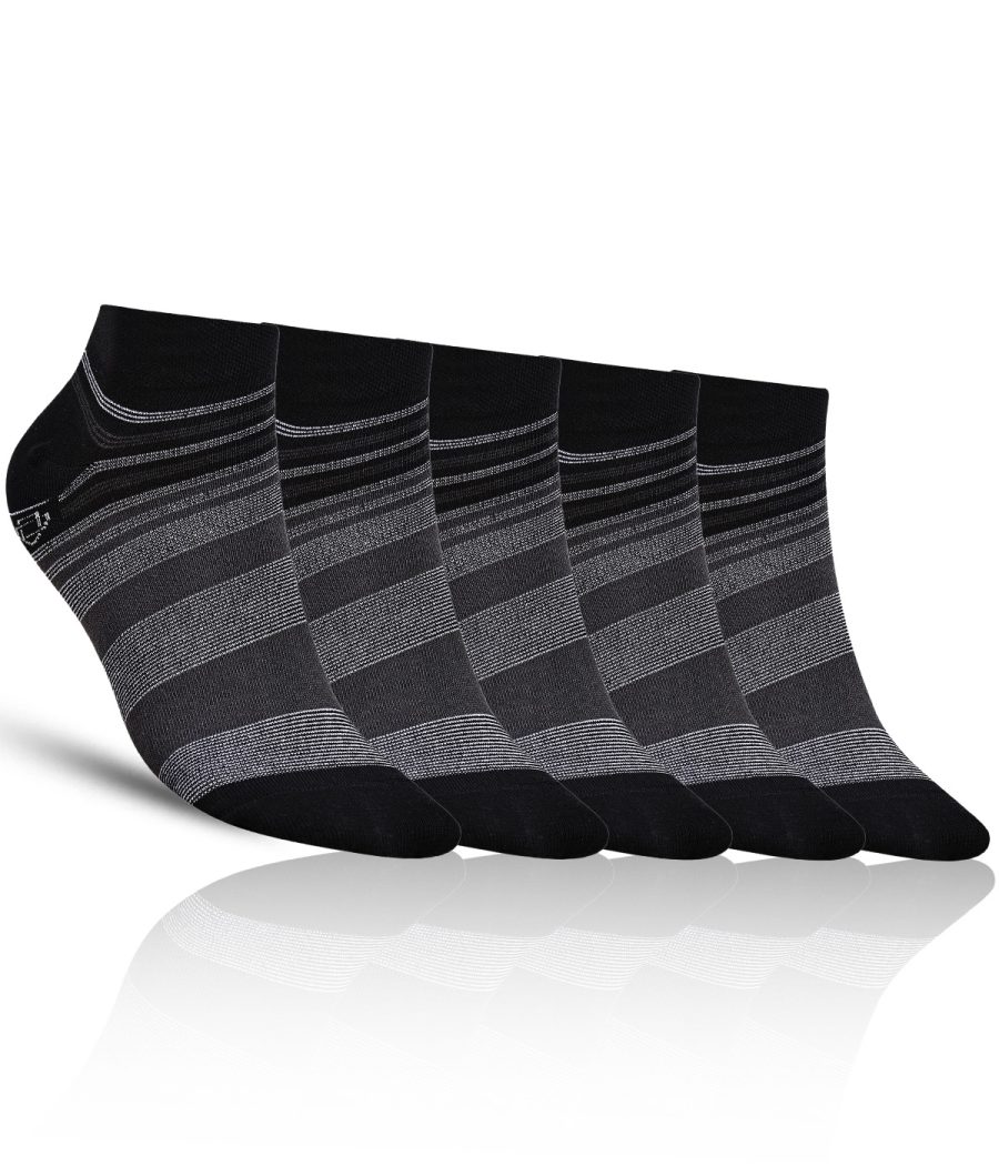 Dollar Casual Ankle Length Cotton Socks For Men's In ( Pack of 5 )