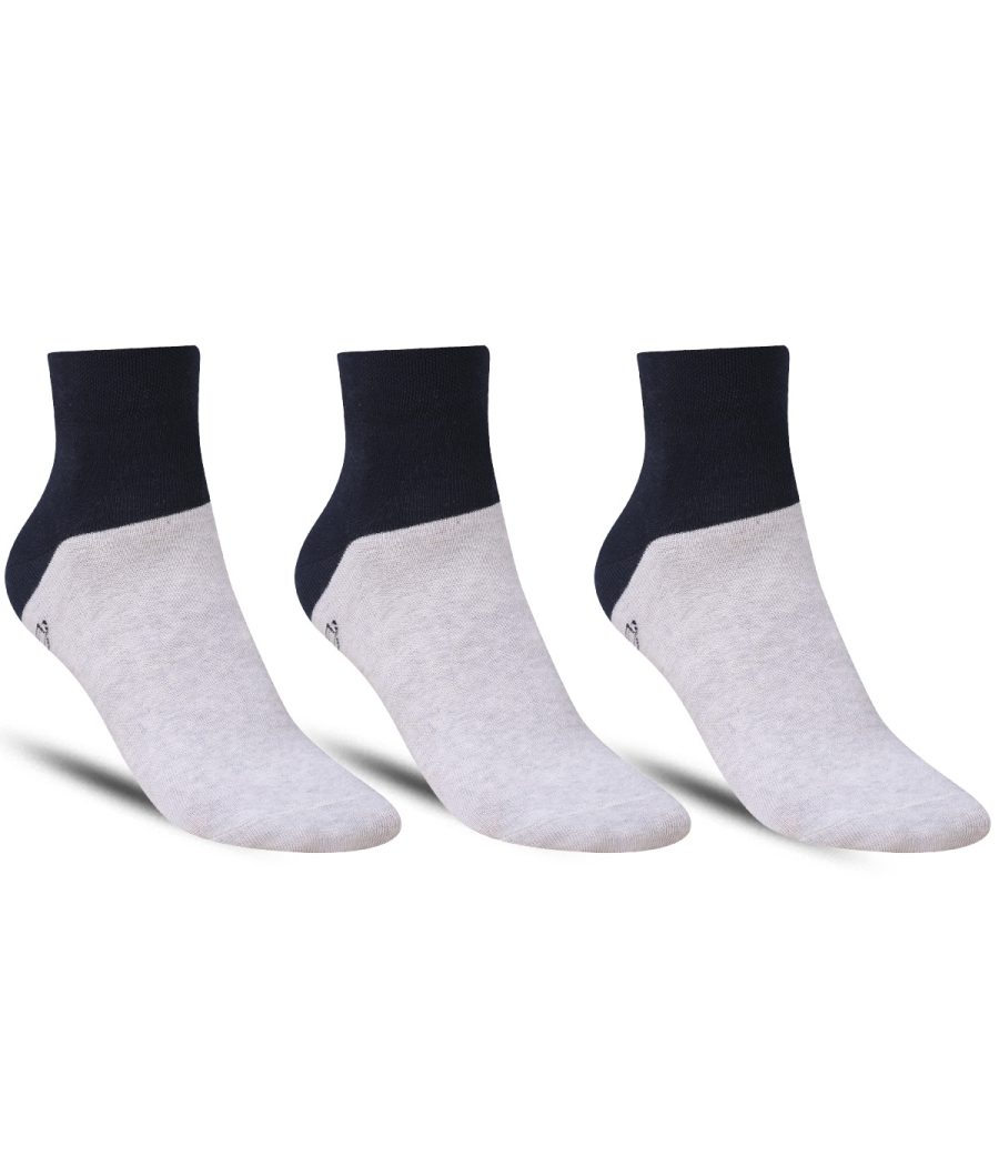 Dollar Formal Ankle Length Cotton Socks For Men's (Pack of 3)