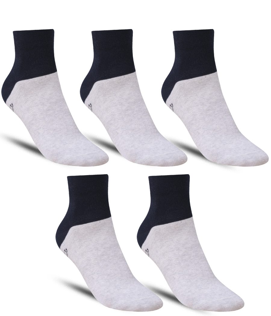Dollar Formal Ankle Length Cotton Socks For Men's In ( Pack of 5 )