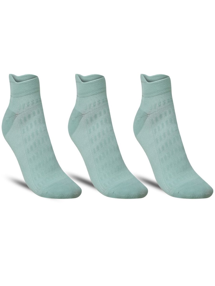 Dollar Sports Ankle Length Nylon Socks For Men's In ( Pack of 3 )