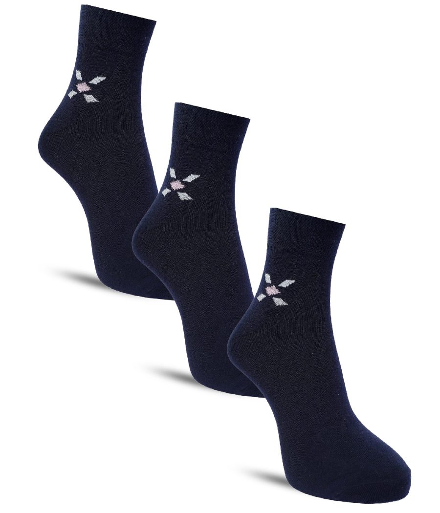 Dollar Formal Ankle Length Cotton Socks For Men's In ( Pack of 3 )