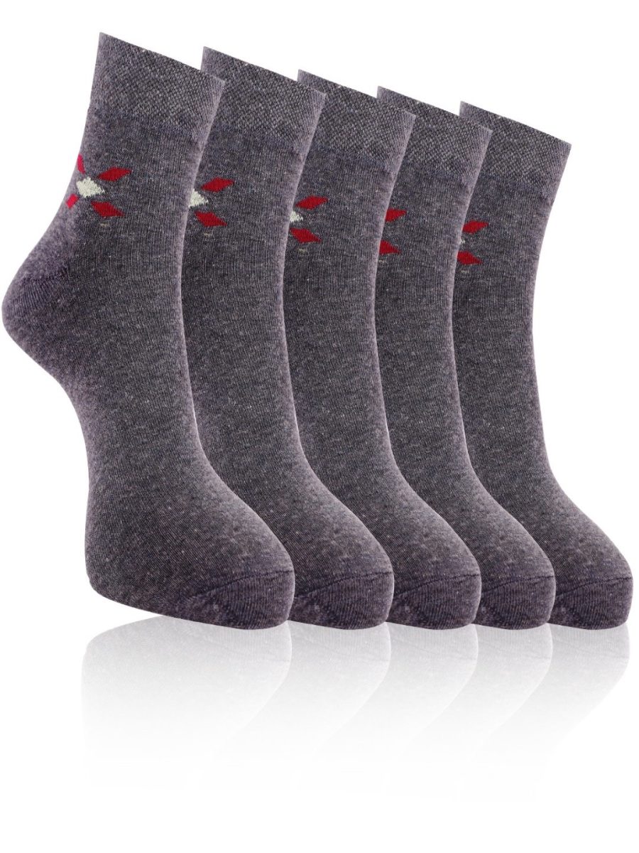 Dollar Formal Ankle Length Cotton Socks For Men's In ( Pack of 5 )