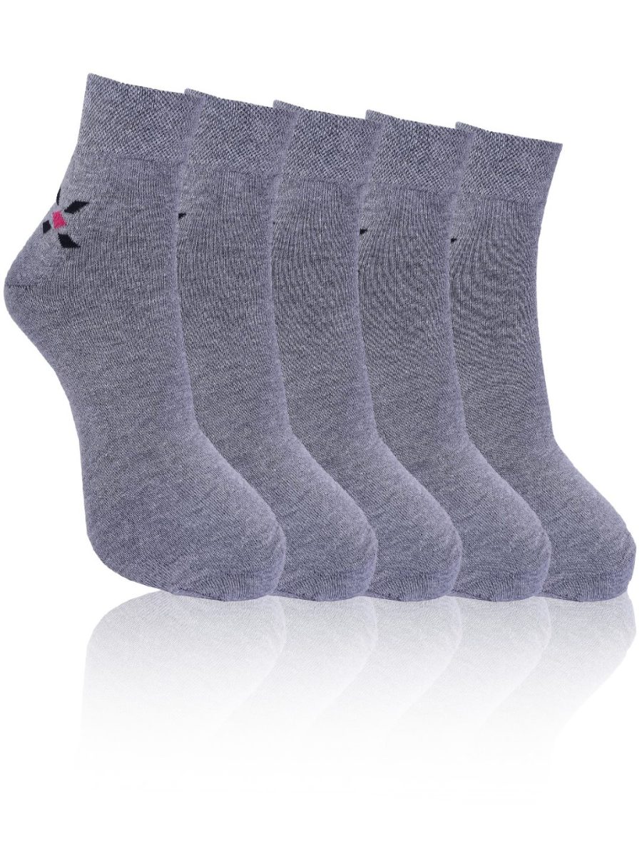 Dollar Formal Ankle Length Cotton Socks For Men's In ( Pack of 5 )