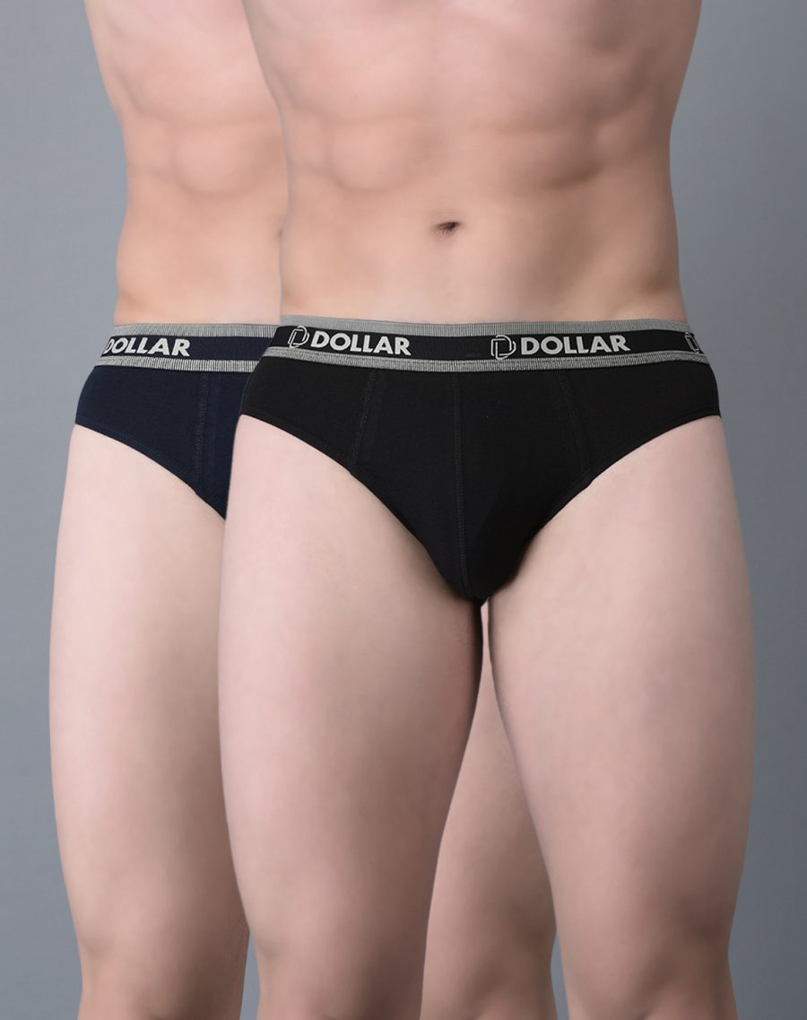 Dollar Bigboss Men's Assorted Pack of 2 Cotton Brief