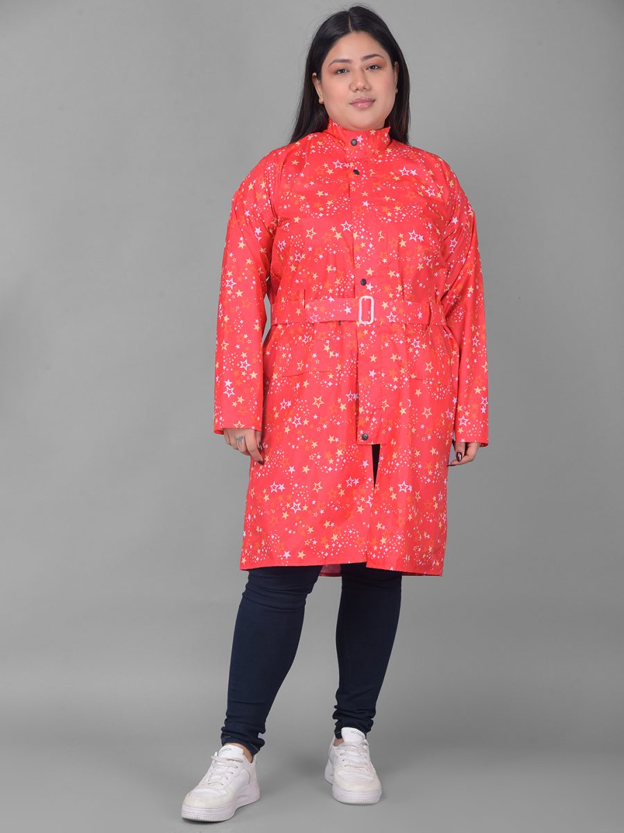 Dollar Rainguard Women's  PVC Full Sleeve Solid Raincoat With Adjustable Hood and Pocket