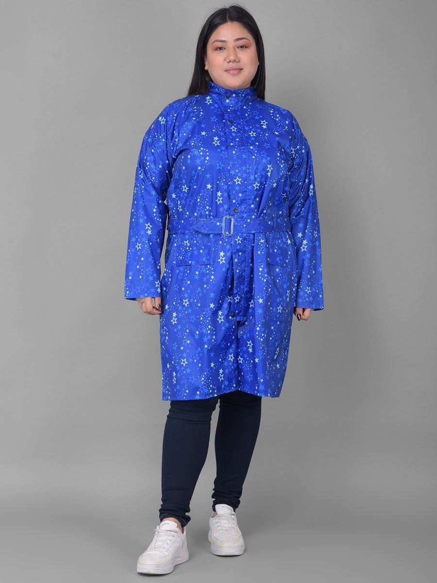 Dollar Rainguard Women's  PVC Full Sleeve Solid Raincoat With Adjustable Hood and Pocket