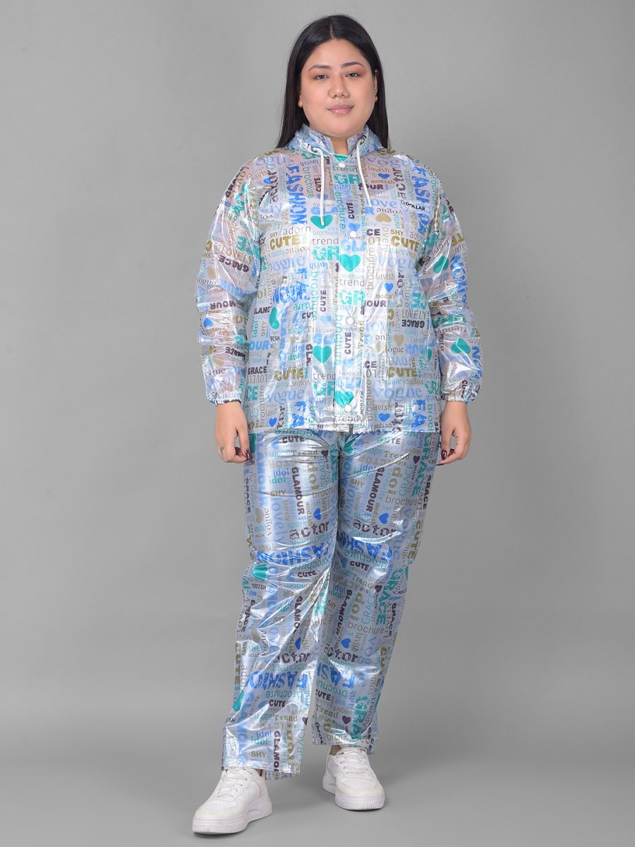 Dollar Rainguard Women's  PVC Full Sleeve Solid Raincoat With Adjustable Hood and Pocket