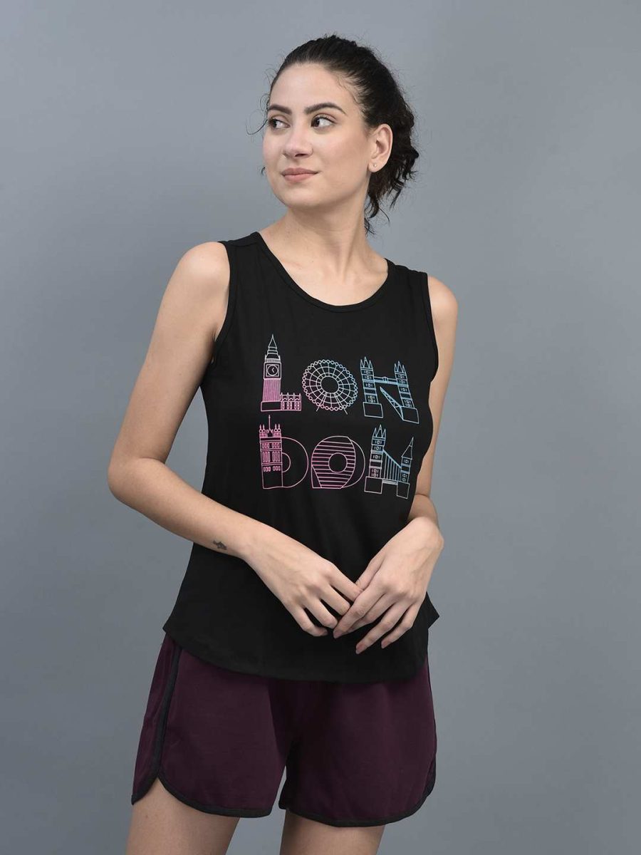 Dollar Women's Printed Premium  Cotton Tank Top