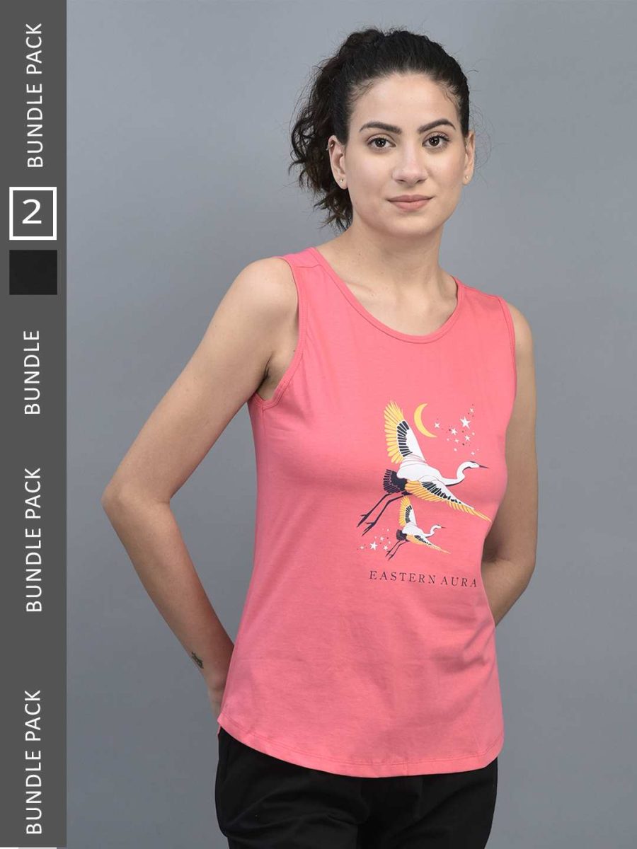 Dollar Women's Printed Premium  Cotton Tank Top