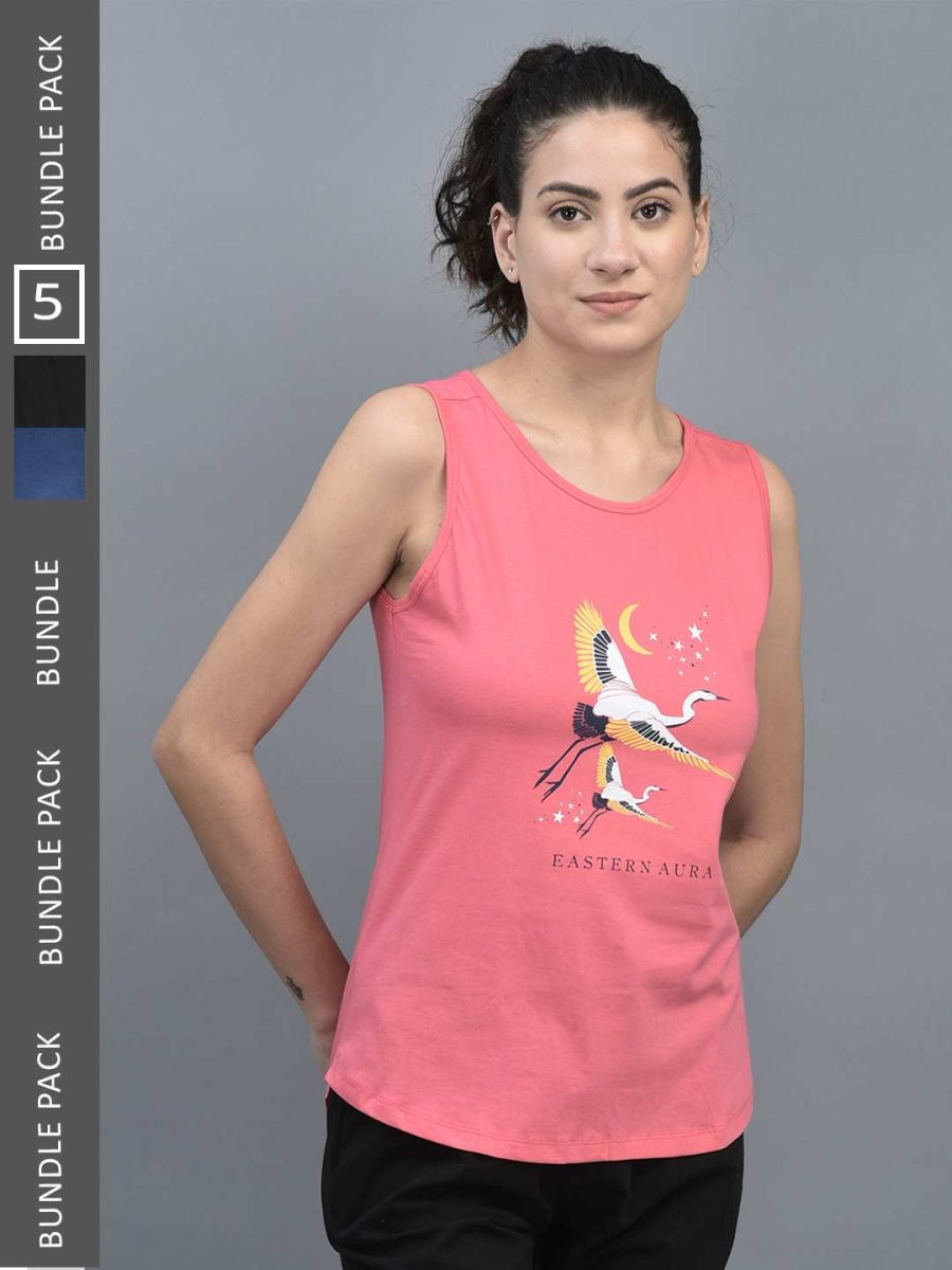 Dollar Women's Printed Premium  Cotton Tank Top