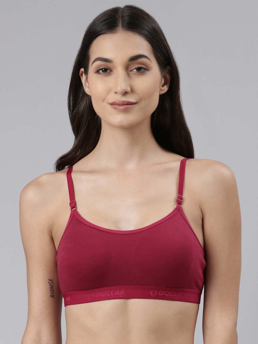 Dollar Missy Pack of 1 Women's Cotton Wire-Free Beginers Bra
