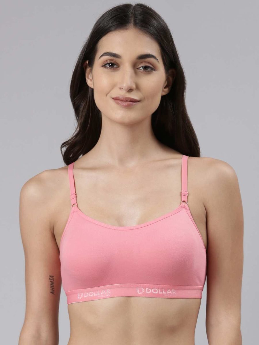 Dollar Missy Pack of 1 Women's Cotton Wire-Free Beginers Bra