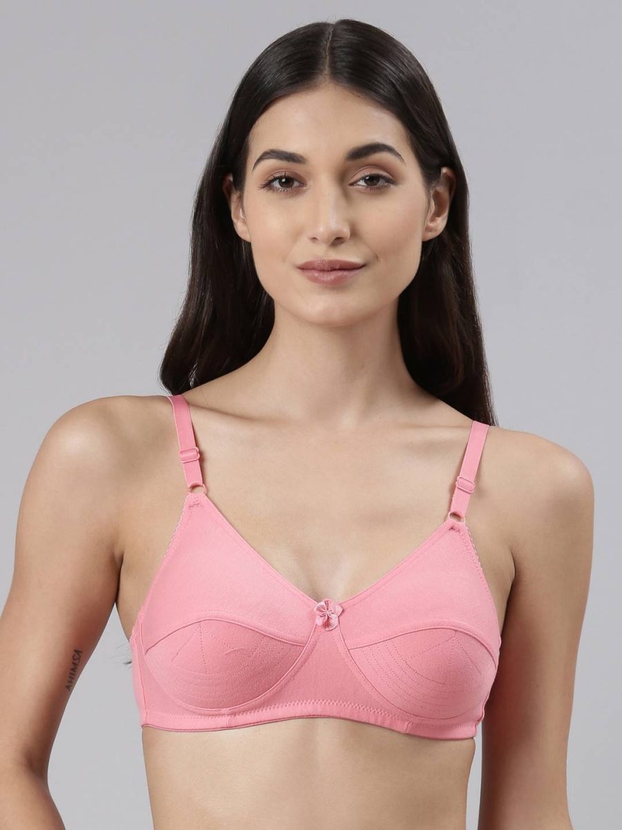 Dollar Missy Pack of 1 Women's Cotton Wire-Free Uplift Support Bra