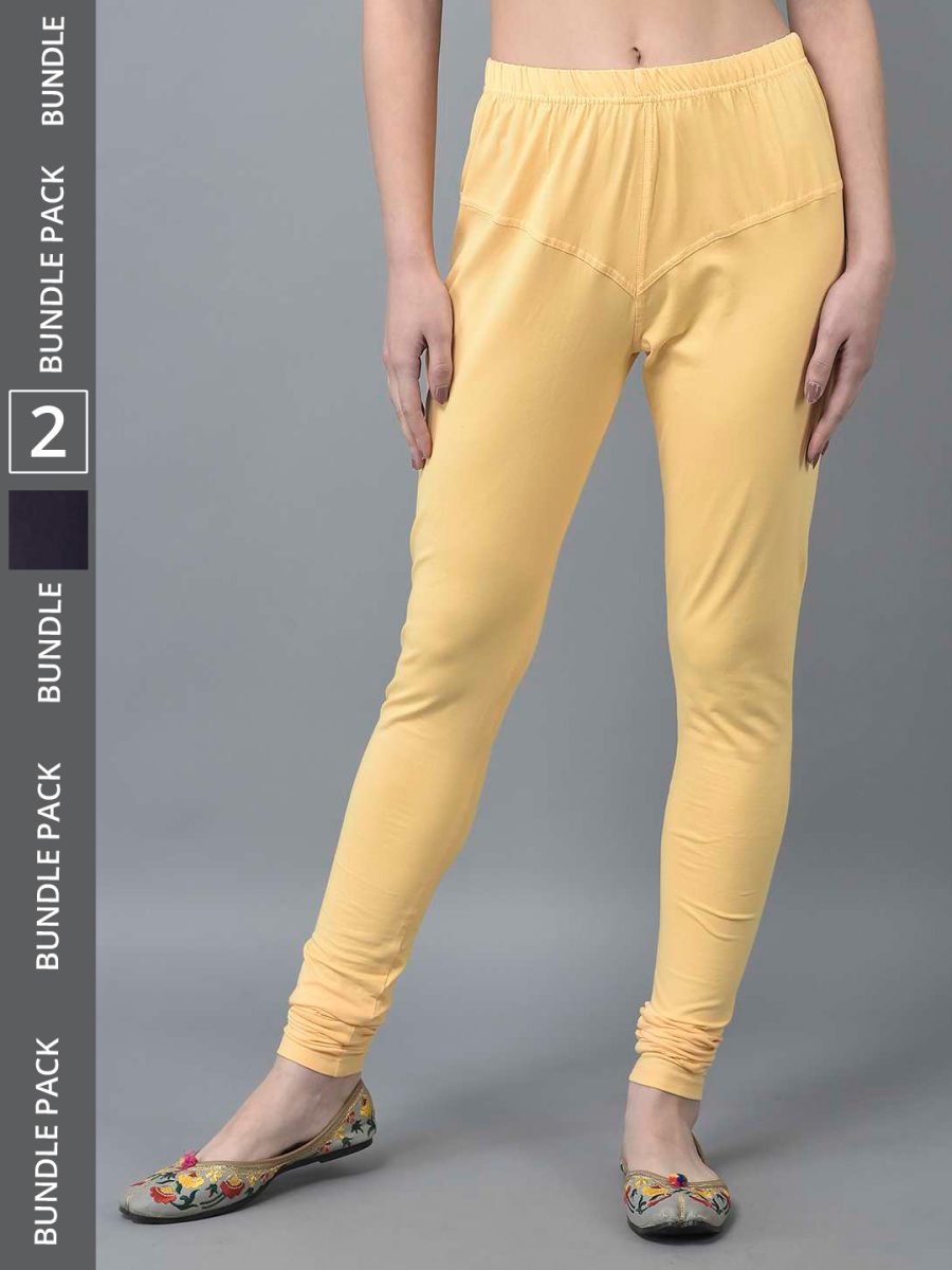 Dollar Missy Women's Cotton Four Way Stretchable Churidar Leggings