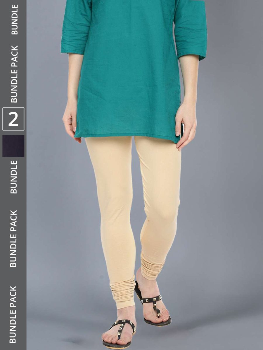 Dollar Missy Women's Cotton Four Way Stretchable Churidar Leggings