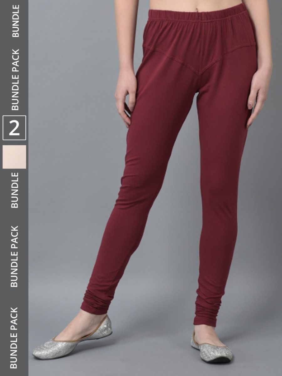 Dollar Missy Women's Cotton Four Way Stretchable Churidar Leggings