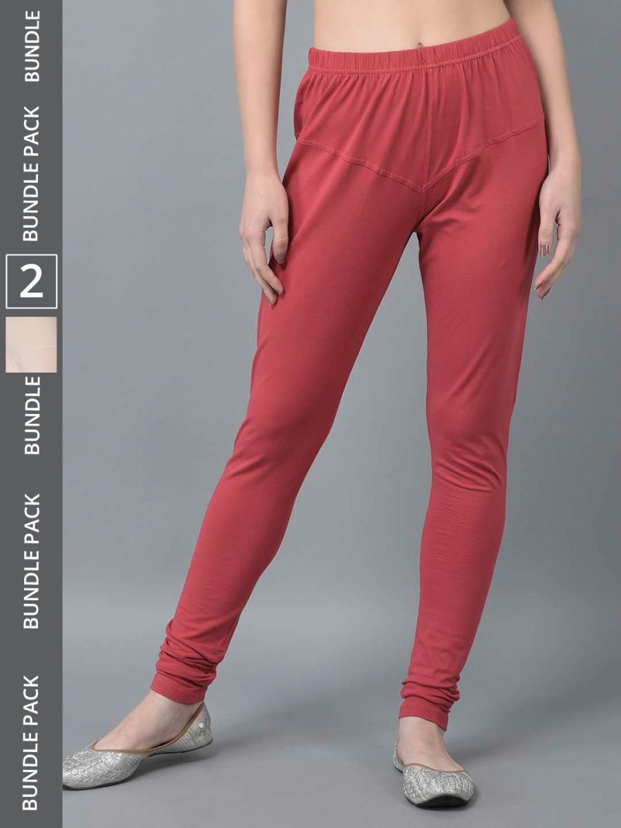 Dollar Missy Women's Cotton Four Way Stretchable Churidar Leggings