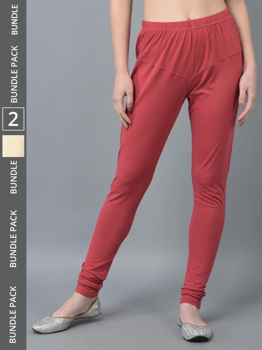 Dollar Missy Women's Cotton Four Way Stretchable Churidar Leggings