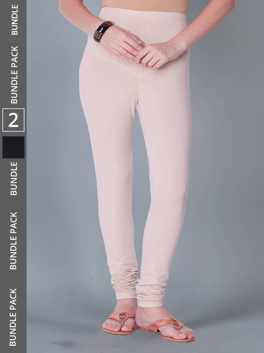 Dollar Missy Women's Cotton Four Way Stretchable Churidar Leggings