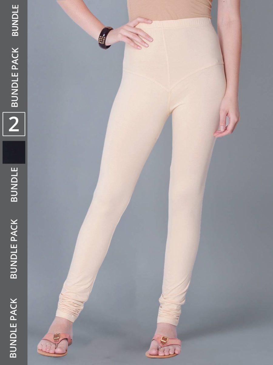 Dollar Missy Women's Cotton Four Way Stretchable Churidar Leggings