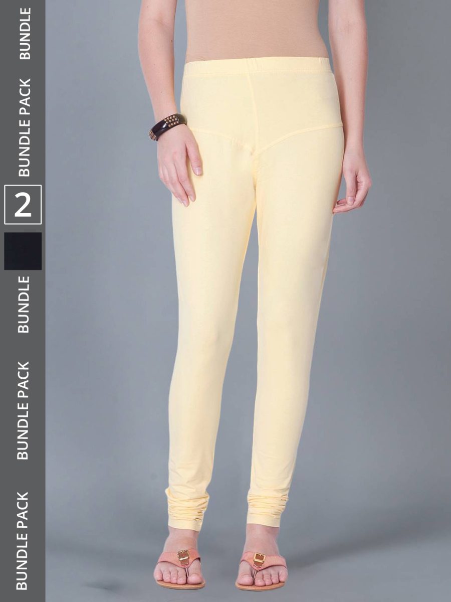 Dollar Missy Women's Cotton Four Way Stretchable Churidar Leggings