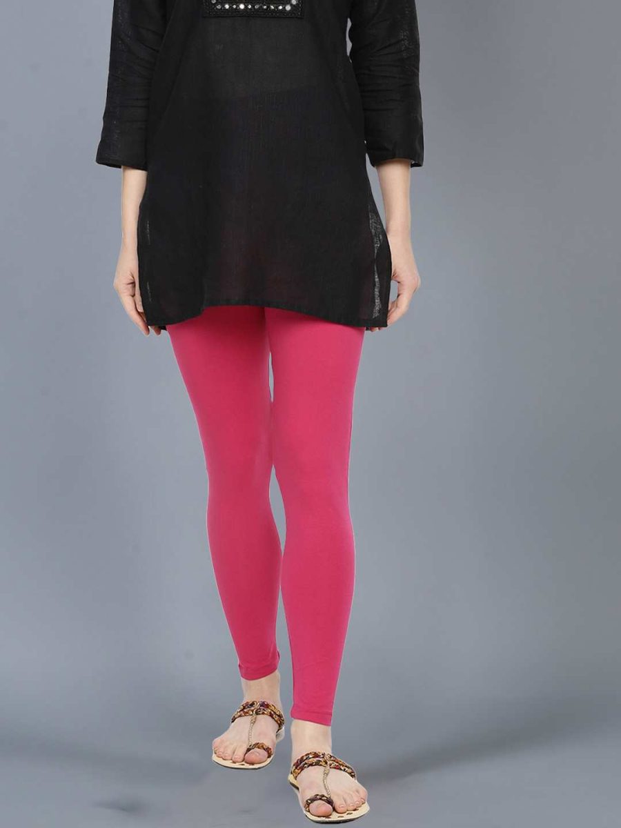 Dollar Missy Women's Cotton Four Way Stretchable Ankle Length Leggings