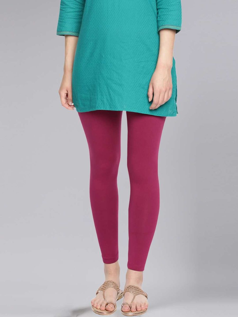 Dollar Missy Women's Cotton Four Way Stretchable Ankle Length Leggings