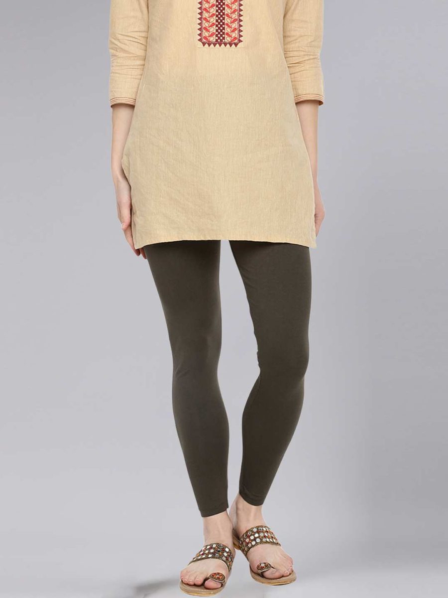 Dollar Missy Women's Cotton Four Way Stretchable Ankle Length Leggings