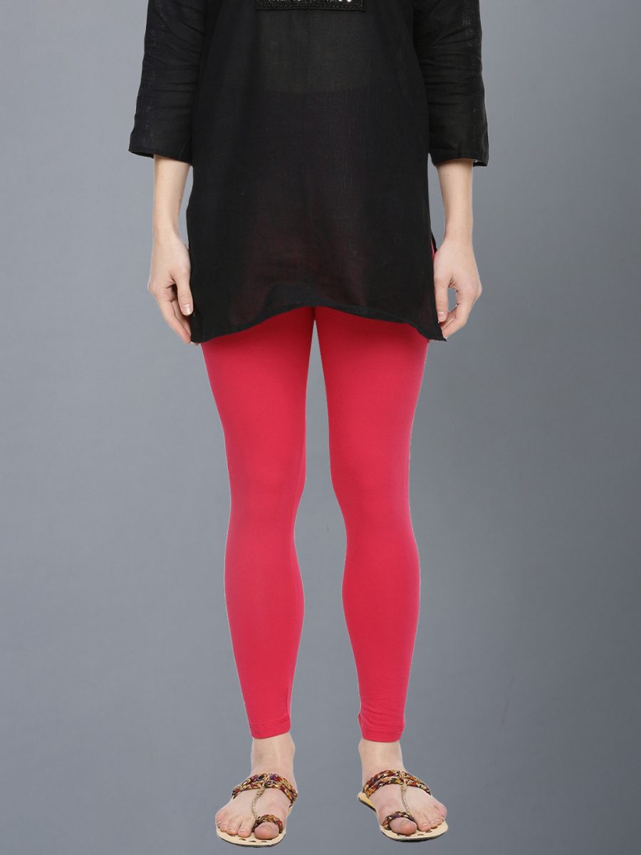 Dollar Missy Women's Cotton Four Way Stretchable Ankle Length Leggings