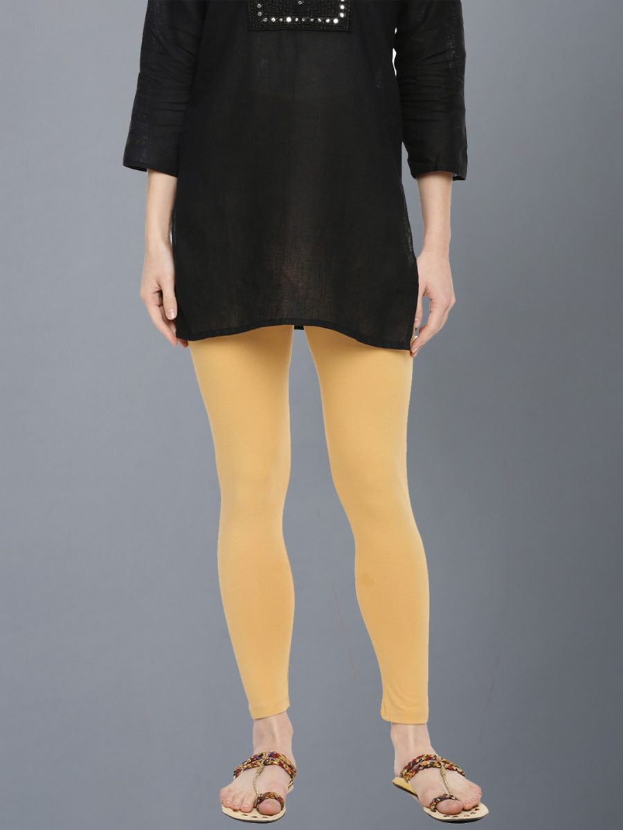 Dollar Missy Women's Cotton Four Way Stretchable Ankle Length Leggings