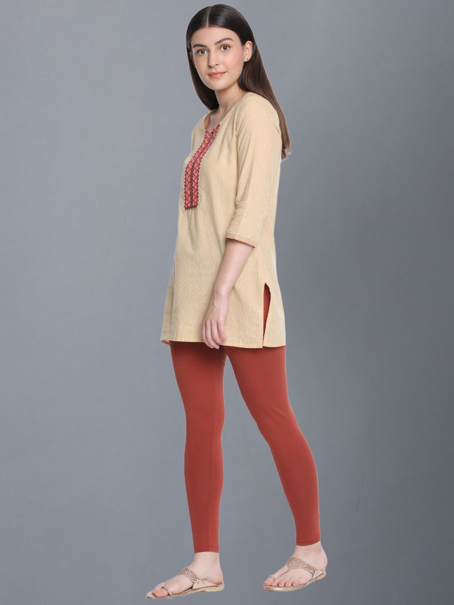 Dollar Missy Women's Cotton Four Way Stretchable Ankle Length Leggings