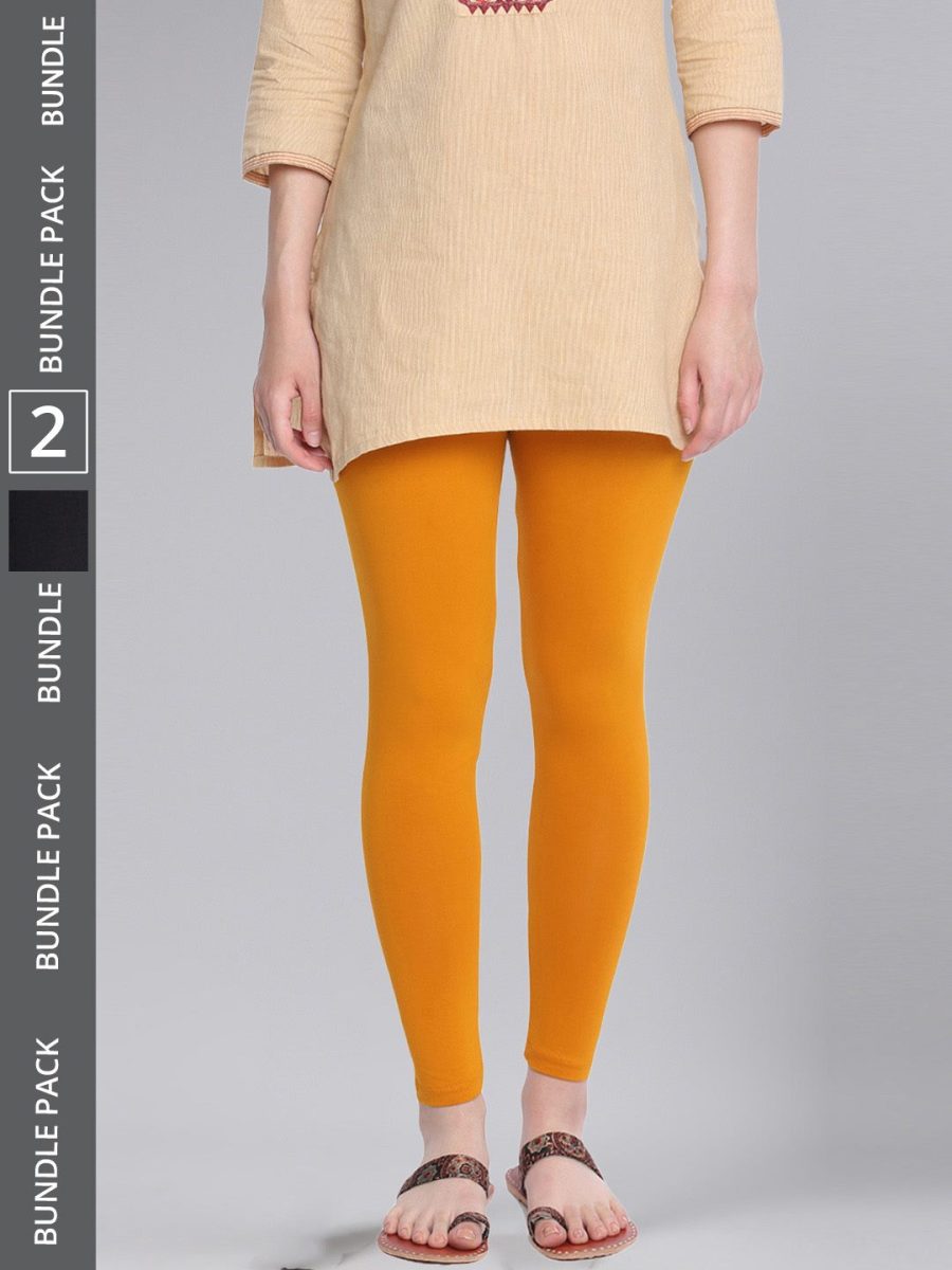 Dollar Missy Women's Cotton Four Way Stretchable Ankle Length Leggings