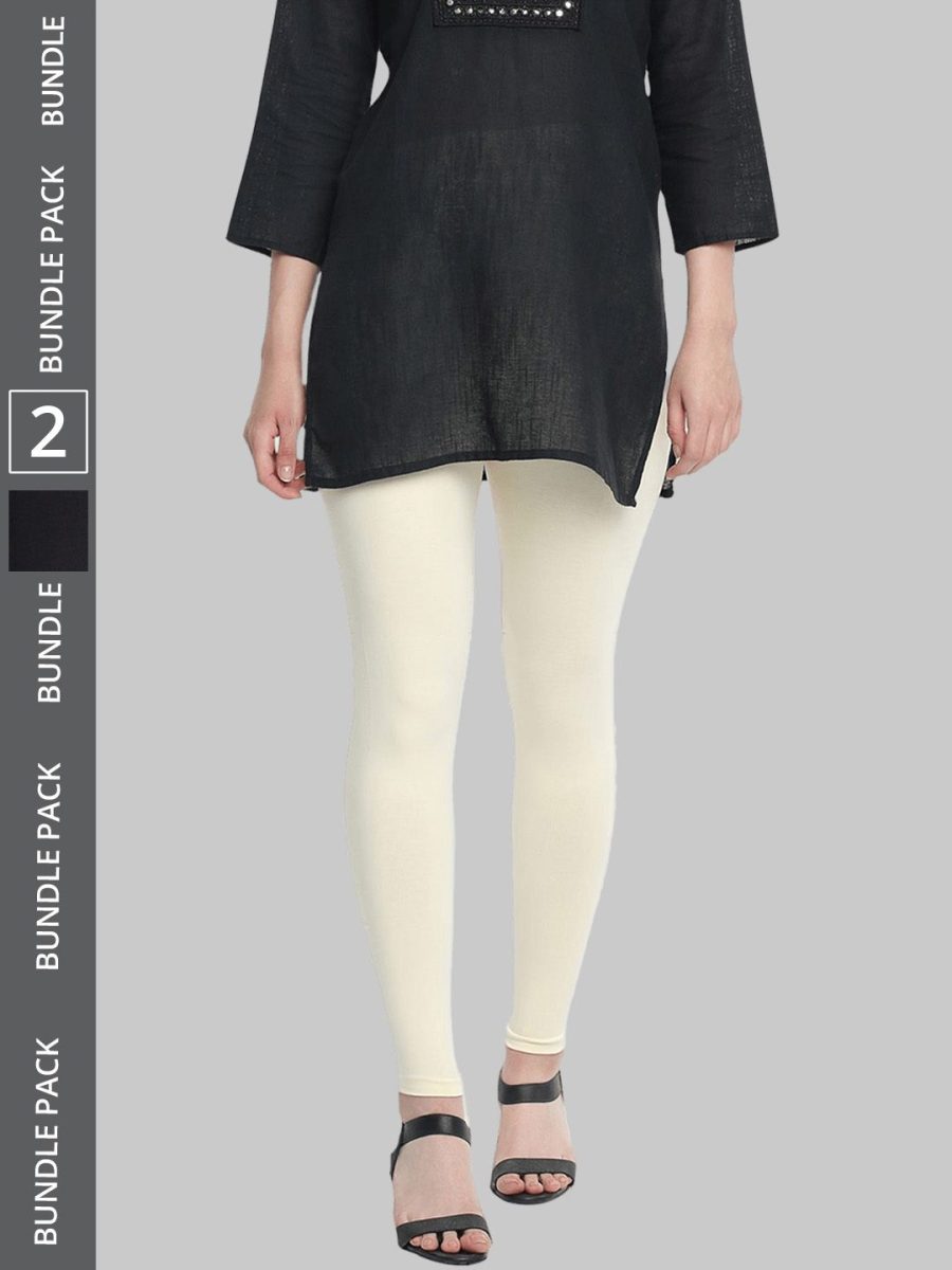 Dollar Missy Women's Cotton Four Way Stretchable Ankle Length Leggings