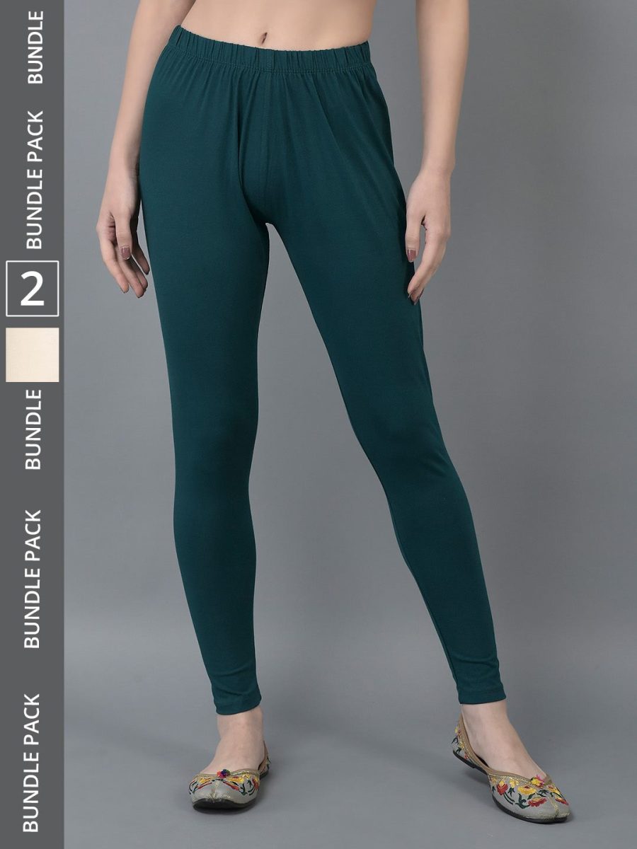 Dollar Missy Women's Cotton Four Way Stretchable Ankle Length Leggings