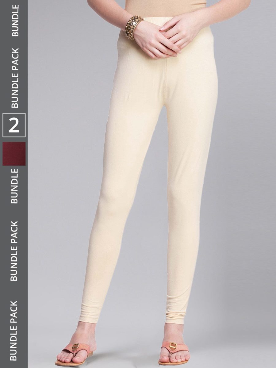 Dollar Missy Women's Cotton Four Way Stretchable Ankle Length Leggings