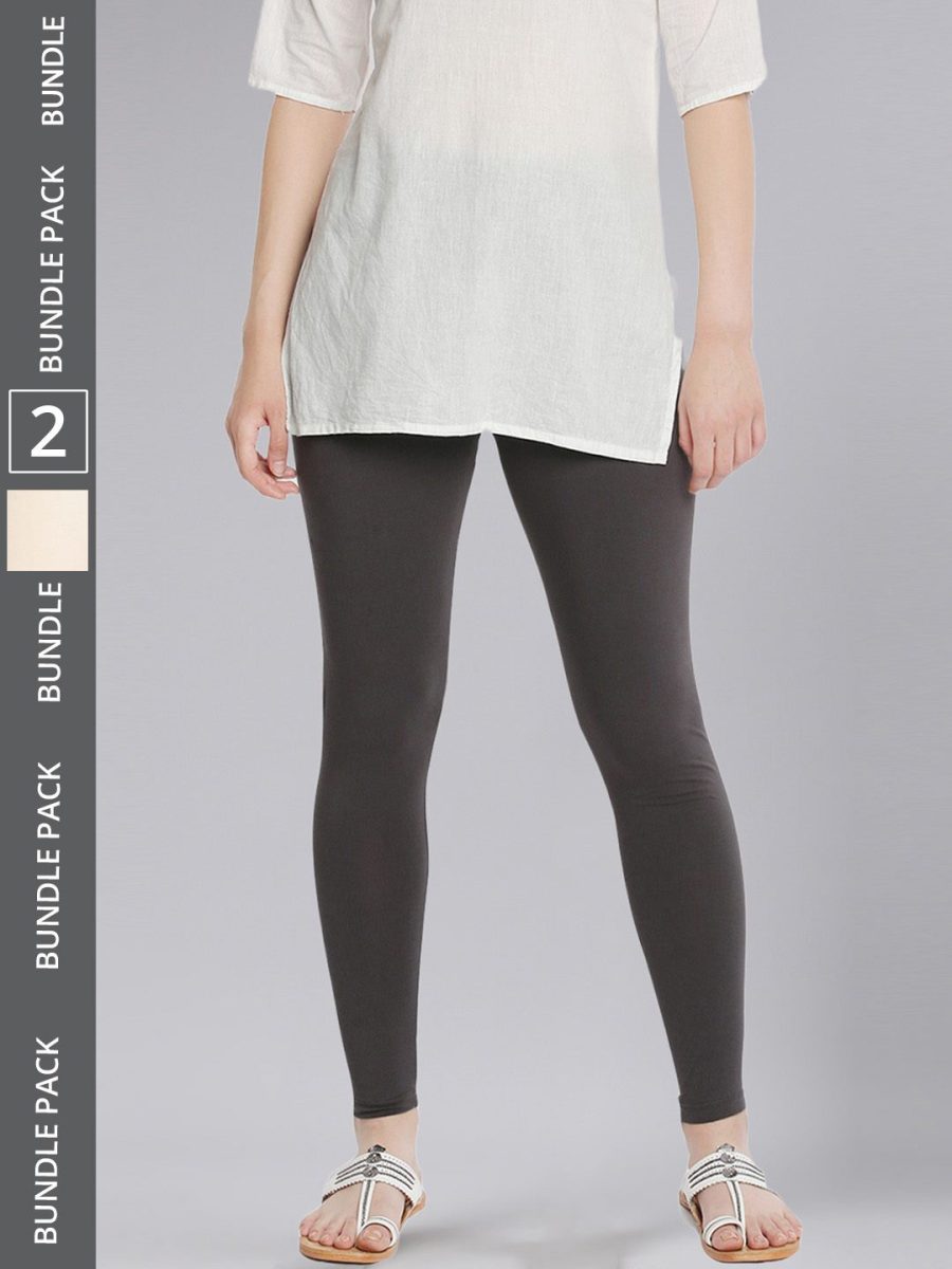 Dollar Missy Women's Cotton Four Way Stretchable Ankle Length Leggings