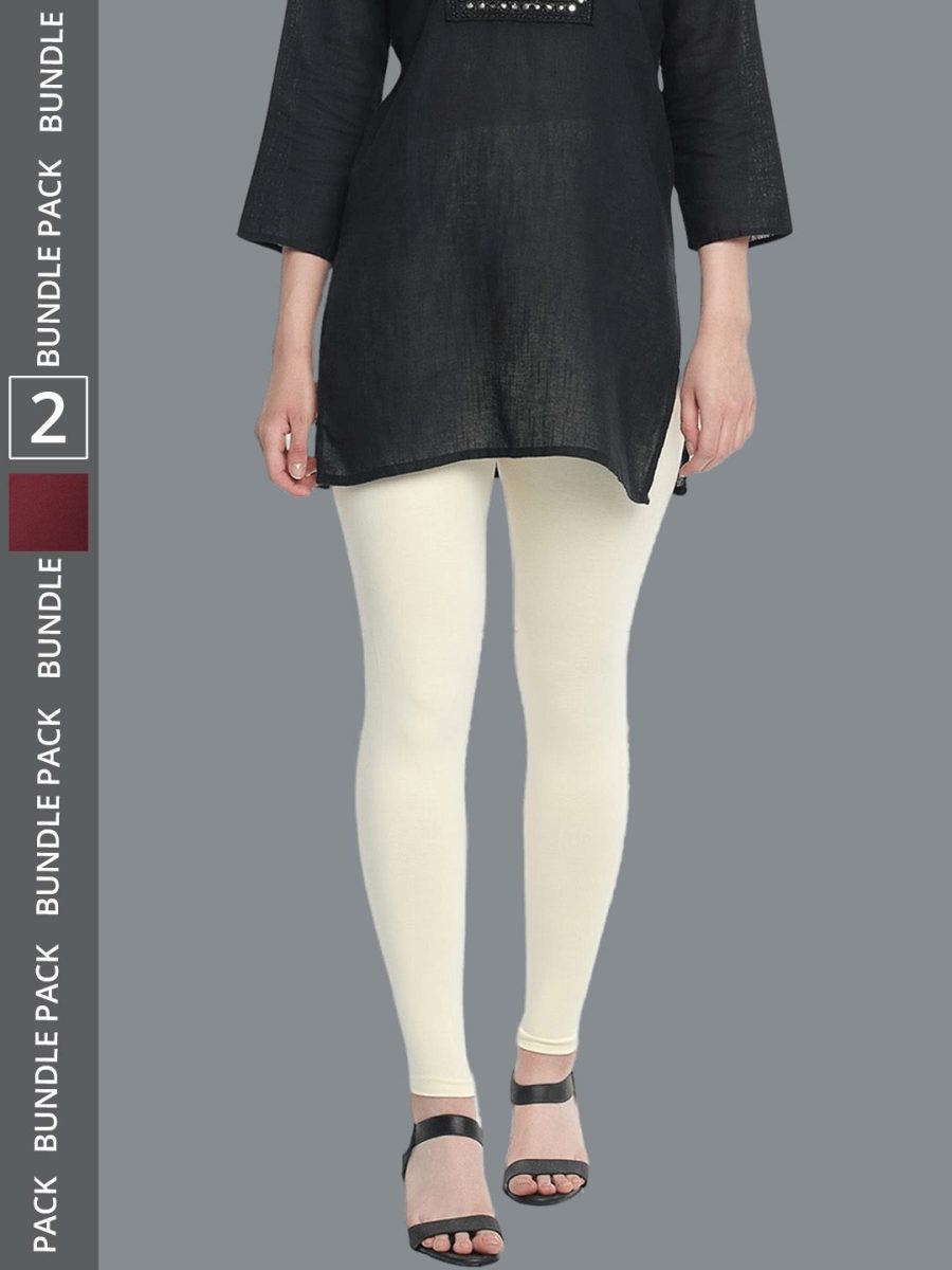 Dollar Missy Women's Cotton Four Way Stretchable Ankle Length Leggings