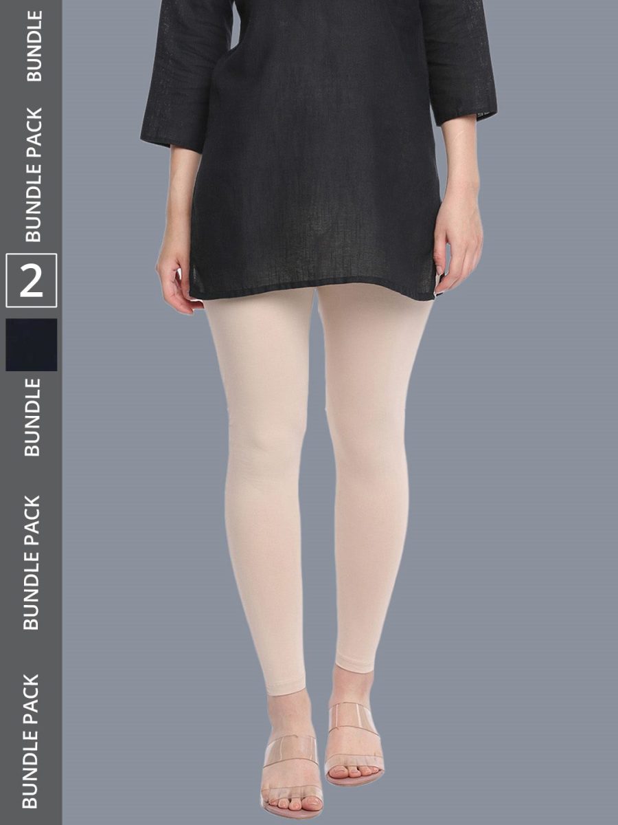 Dollar Missy Women's Cotton Four Way Stretchable Ankle Length Leggings