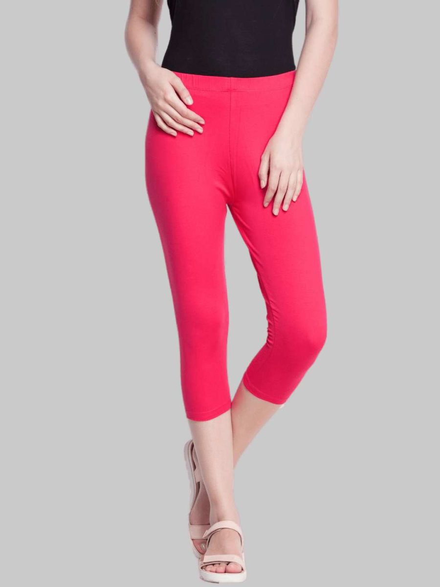 Dollar Missy Women's Cotton Four Way Stretchable Capri Length Legging