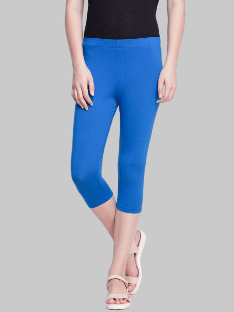 Dollar Missy Women's Cotton Four Way Stretchable Capri Length Legging